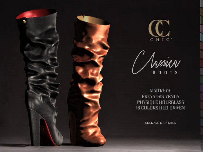 [CHIC] CLASSICA BOOTS