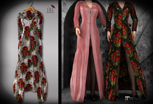 (*<*) 1313 Trenched Coat - Rose White