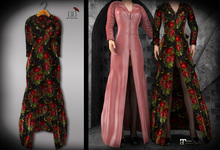 (*<*) 1313 Trenched Coat - Rose Black