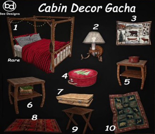 Bee Designs Cabin Decor Gacha 5