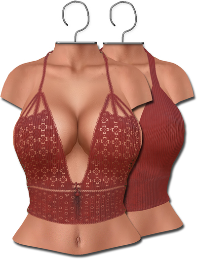 [[ Masoom ]] Tiana Top Red -Legacy, Lara, Hourglass & Freya-