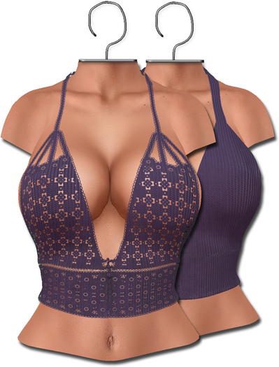 [[ Masoom ]] Tiana Top Purple -Legacy, Lara, Hourglass & Freya-