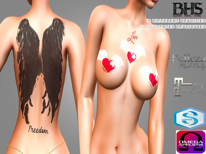 BHS Wings Upper Tattoo