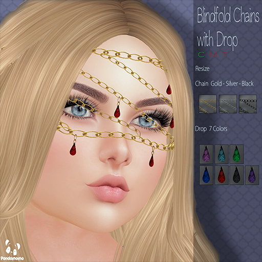 pandamomo Blindfold Chains With Drop Box (ADD ME)