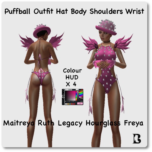 Blackburns Puffball Outfit Maitreya Legacy Hourglass Freya