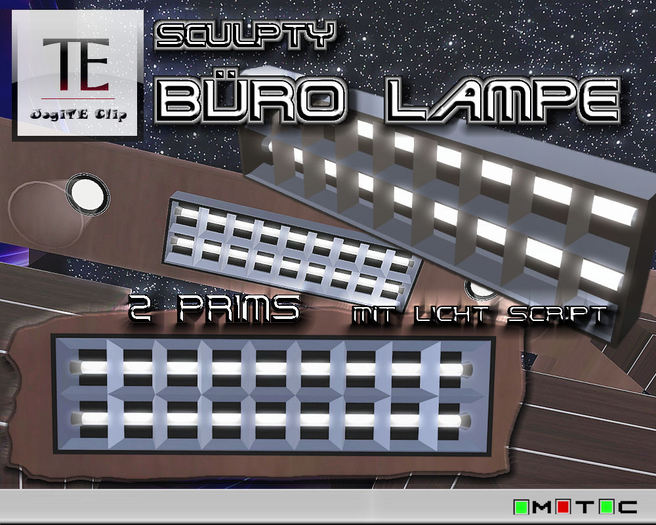 Sculpty Büro lampe