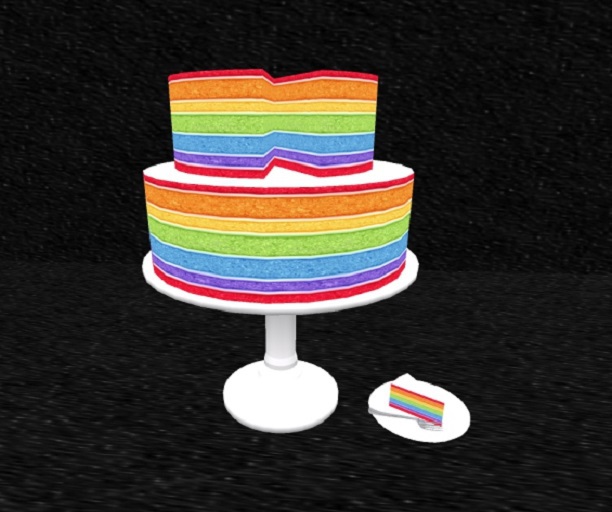 Rainbow Layer Cake