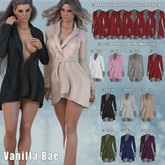 #11 *Vanilla Bae* {Audrey} Trenchcoat - M - Purple
