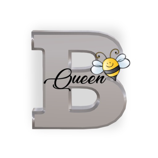 Second Life Marketplace Wall Art Name & Letter "Queen Bee" (BX)