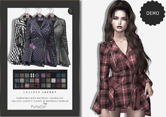 :::DEMO:::[FurtaCor Female] Crusher Jacket