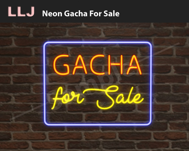LLJ Neon Gacha For Sale