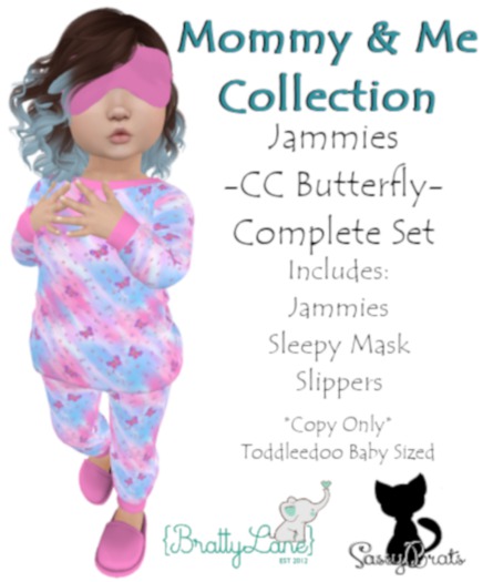 {BL}Jammies Complete Set-CC Butterfly