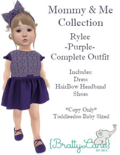 {BL}Rylee Complete Outfit-Purple(Boxed)