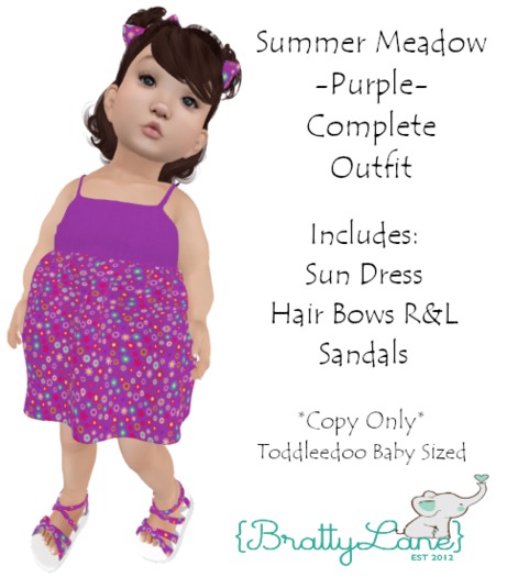 {BL}Summer Meadow Complete Outfit-Purple(Boxed)