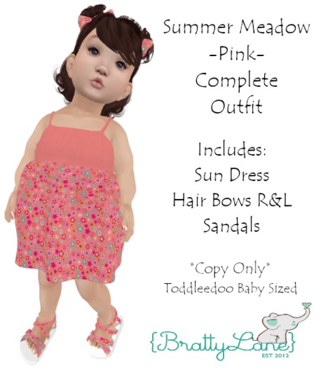 {BL}Summer Meadow Complete Outfit-Pink(Boxed)