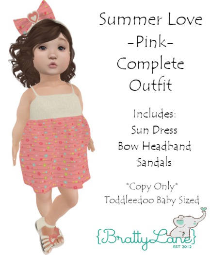 {BL}Summer Love Complete Outfit-Pink