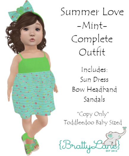 {BL}Summer Love Complete Outfit-Mint