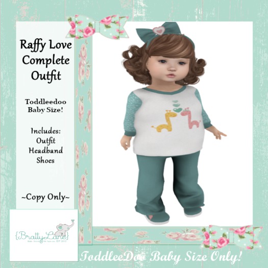 {BL} Raffy Love Complete Outfit {Boxed}