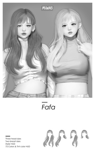 MIWAS - Hair #Fafa 'FATPACK' DEMO