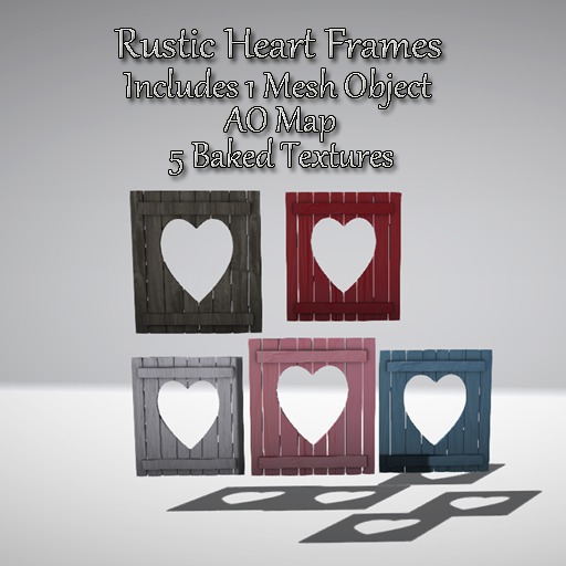 Bad Katz Rustic Heart Frame