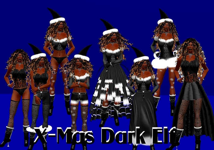 Xmas Dark Elf Outfits