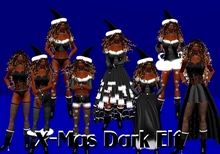 Xmas Dark Elf Outfits