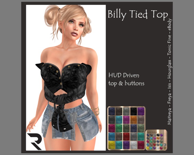 :: RUE :: Billy Tied Top - FATPACK