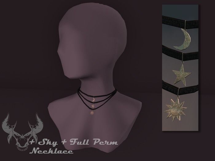 + Sky +  Full Perm Necklace