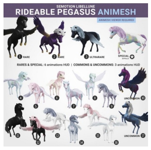 SEmotion Libellune Rideable Pegasus Animesh LIMITED