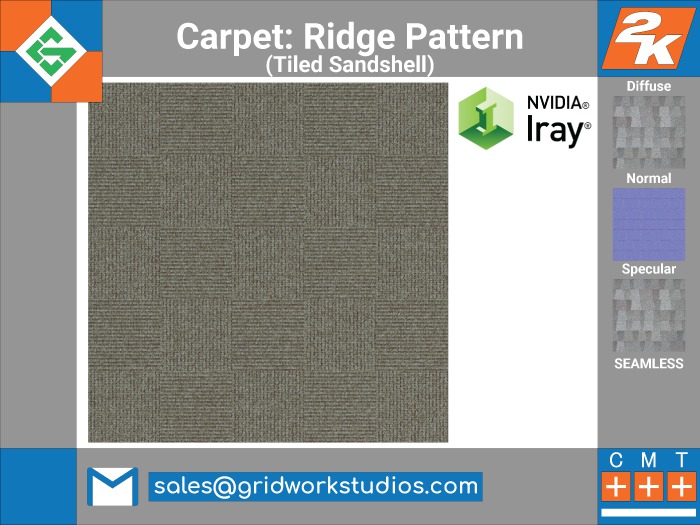 Carpet Ridges Pattern(Sandshell)