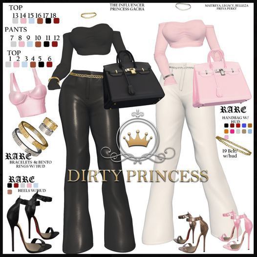 DIRTY PRINCESS-The Influencer Princess Pants  LARA COMMON 9