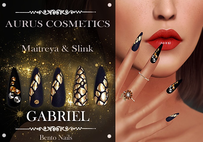 A U R U S - GABRIEL Bento Nails -Maitreya & Slink