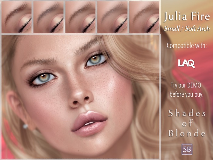 Eyebrows, LAQ: JuliaFire.Small.SoftArch.Blonde