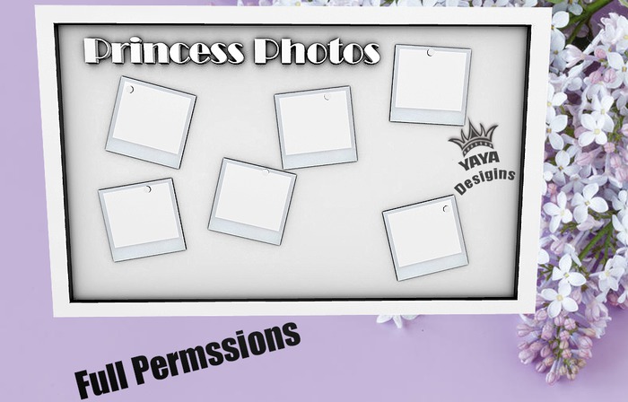 ^YaYa^  Bulletin Board " Princess "-FULL PERM BLANK