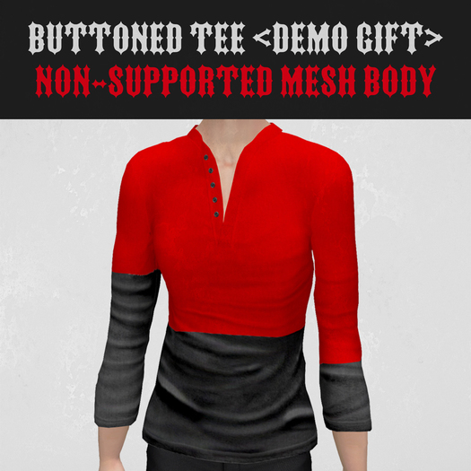 OLQINU : buttoned tee <demo gift>