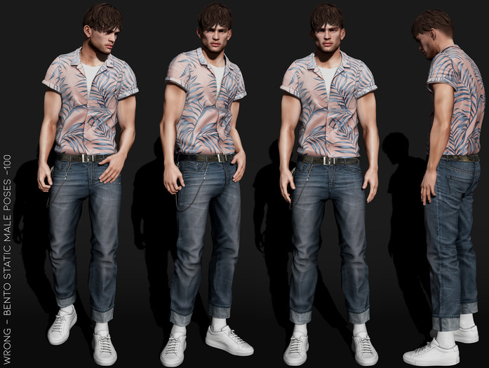 WRONG - Bento Static Male Poses -100