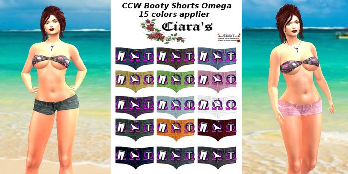 CCW Booty Shorts Omega Hud 15 colors