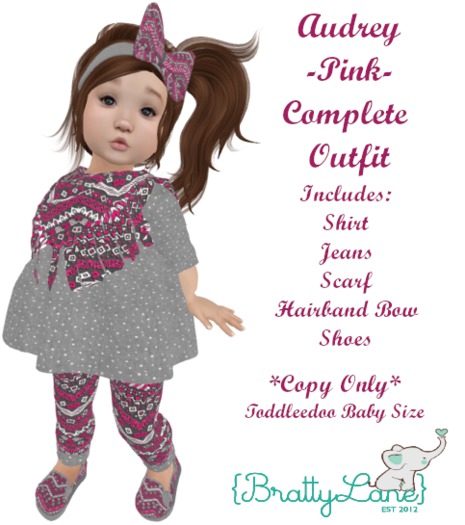 {BL}Audrey Complete Outfit-Pink(Boxed)