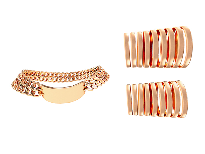 MINIMAL - Valeska set Gold