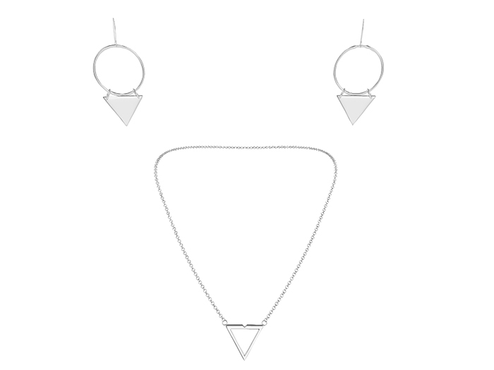MINIMAL - Emi set Silver