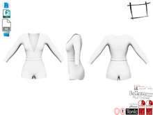 Dae Obj FBX For Deep V Cut Romper Shorts Slink, Maitreya, Ocacin Voluptuous, Belleza, Tonic
