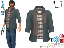 Dae Obj FBX Men's Sweater Shirt Scarf Combo Slink Male, Belleza Jake, Signature Gianni