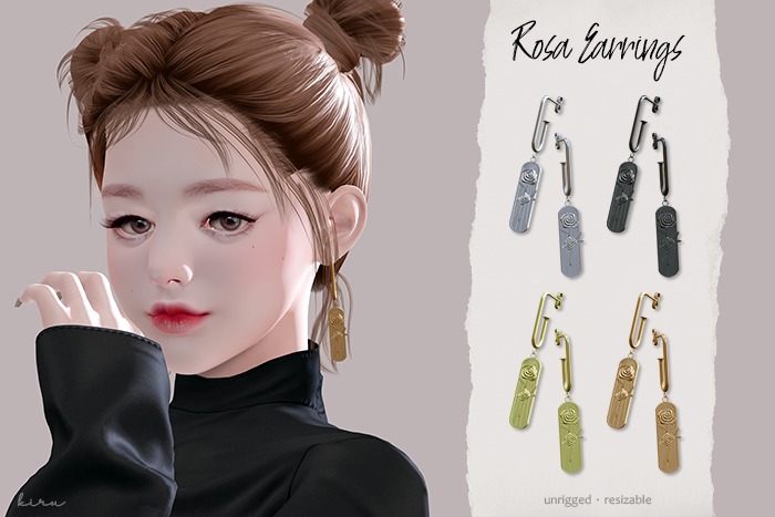 Kiru - Rosa Earrings