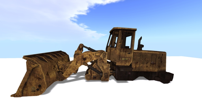 Broken tractor v1 Mesh