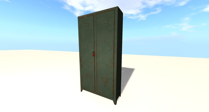 Old metal Locker v6 Mesh