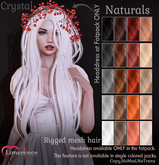 {Limerence} Crystal hair-Naturals