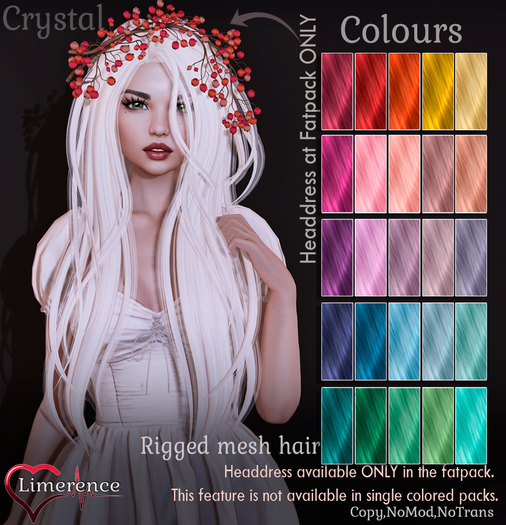 {Limerence} Crystal hair-Colours