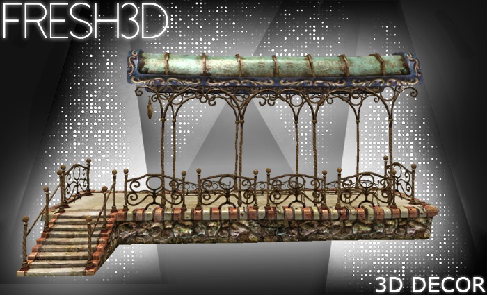 Fresh3D Train Station Graffiti