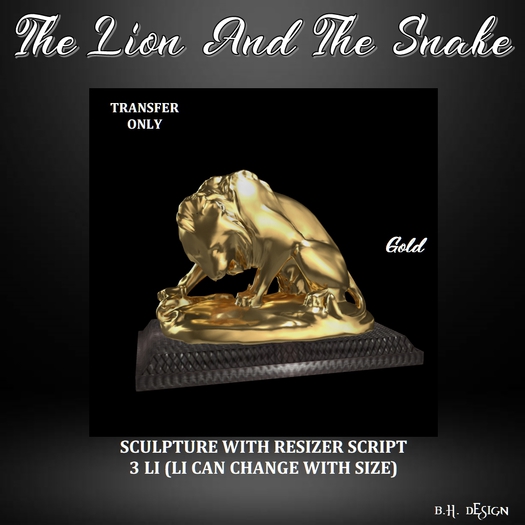 BHD THE LION AND THE SNAKE GOLD