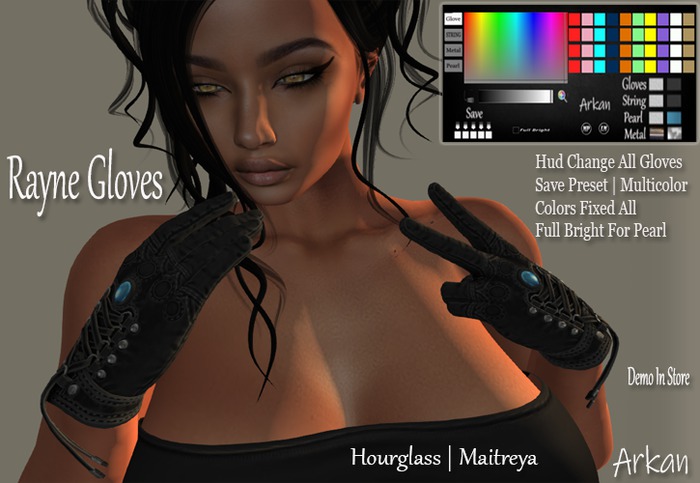 .::Arkan::. Rayne Gloves Maitreya/Hourglass